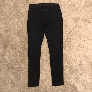 Black J Brand skinny jeans